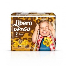 Детские подгузники-трусики Libero Up&Go 7 XL plus 16-26 кг 