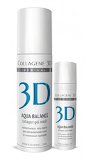 Коллагеновая гель-маска для обезвоженной кожи со сниженным тургором AQUA BALANCE Профессиональный уход «Medical Collagene 3D»