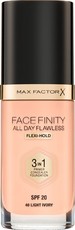 Тональный крем устойчивый 3 в 1 FACEFINITY ALL DAY FLAWLESS Flexi-Hold 3 in 1 SPF 20 Max Factor