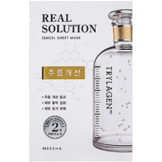 Гелевая маска для лица MISSHA Real Solution Tencel Sheet Mask (Wrinkle Caring), 2уп