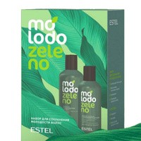 Набор для сохранения молодости волос MOLODO ZELENO (шампунь + бальзам) ESTEL 