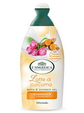 Гель для ванны и душа Молоко и Куркума восстанавливающий L' Angelica Officinalis 