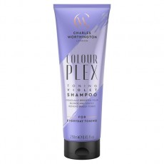 Шампунь для светлых волос 2 в 1: ликвидация нежелательных оттенков и восстановление цвета, 250 мл Charles Worthington Colour Plex Toning Violet Shampoo