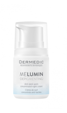 Ночной крем-концентрат против пигментных пятен, 55г Dermedic MELUMIN 
