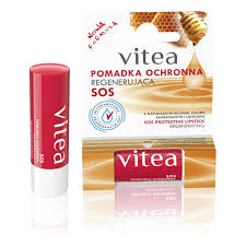 Помада (бальзам) защитная для губ регенерирующая (натуральный мёд, ланолин, хлопковое масло) Vitea