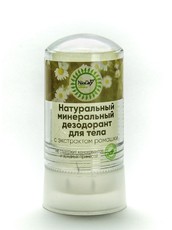 Натуральный кристаллический дезодорант для тела с экстрактом ромашки Триумф Красоты