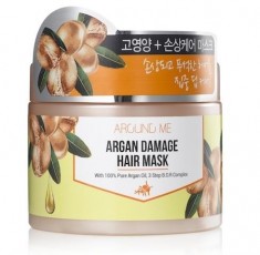 Маска для поврежденных волос Kwailnara Around Me Argan Damage Hair Mask WELCOS 