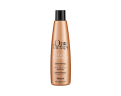 Шампунь с микрочастицами золота для блеска всех типов волос Fanola Oro Therapy 24k 