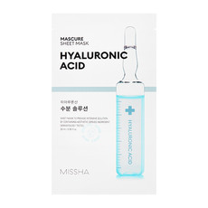 Увлажняющая маска для лица MISSHA Mascure Hydra Solution Sheet Mask (Hyaluronic Acid) 3шт.