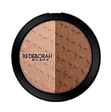 Набор для макияжа лица (бронзатор и хайлайтер) DH DUO CONTOURING PALETTE Deborah Milano