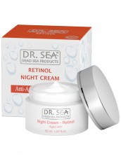 Ночной крем для лица с Ретинолом для возрастной кожи, 50 мл Dr. Sea 
