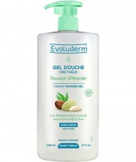 Гель для душа с миндальным молочком и маслом Ши Evoluderm UNCTUOUS SHOWER GEL Sweet Almond Milk & Shea