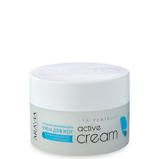 Активный увлажняющий крем для ног с гиалуроновой кислотой "Active Cream" ARAVIA Professional