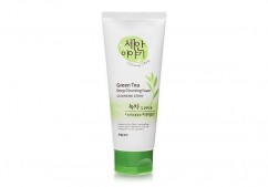 Пенка для умывания успокаивающая Cleansing Story Foam Cleansing (Green Tea) WELCOS 
