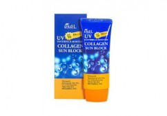 Солнцезащитный крем с коллагеном SPF 50+/PA+++ EKEL UV Collagen Sun Block SPF 50+/PA+++ 