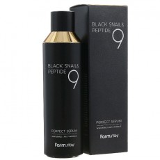 Сыворотка для лица Муцин черной улитки и пептиды, 120 мл FarmStay Black Snail & Peptide 9 Perfect Serum 