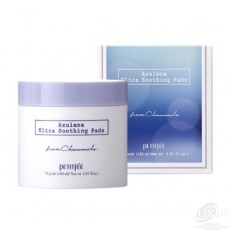 Маски для лица на ватном диске, успокаивающие кожу, с Азуленом Petitfee Azulene Ultra Soothing Pads