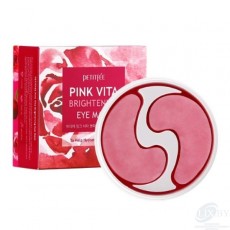 Маски для области вокруг глаз "Пинк Вита" Petitfee Pink Vita Brightening Eye Mask