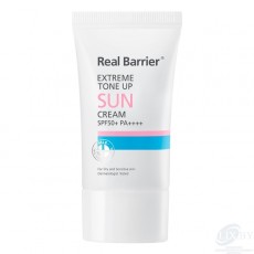 Солнцезащитный крем для лица, Tone Up, SPF50+ PA++++ Real Barrier Extreme Tone Up Sun Cream SPF50+ PA++++ 