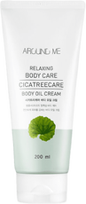 Крем-масло для тела с центеллой и чайным деревом Around Me Cicatree Care Body Oil Cream WELCOS 