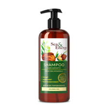 Шампунь для улучшения роста волос с маслом жожоба Sea&Energy