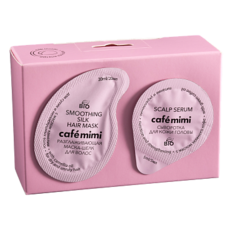 Разглаживающая маска-шелк для сухих и непослушных волос с маслом камелии TM cafémimi