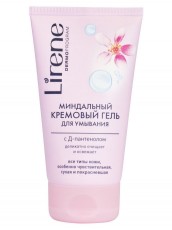 Миндальный кремовый гель для умывания с Д-пантенолом, 150 мл Lirene 