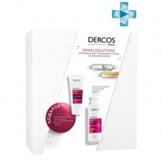 Набор DERCOS DENSI-SOLUTIONS (Шампунь уплотн. д/истонч. и ослабл.волос 250 мл+ Бальзам уплотн. восст.д/истонч. и ослабл.волос 200 мл в ПОДАРОК) VICHY 