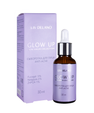 Сыворотка для лица ANTI-ACNE, 30 мл Glow Up Liv Delano 