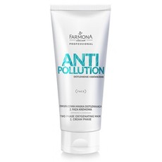 Двухфазная насыщающая кислородом маска для лица 1. Гидрогелевая фаза ANTI POLLUTION Farmona Professional