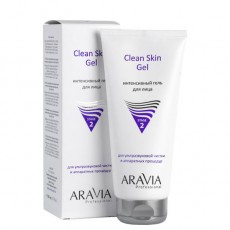 Интенсивный гель для ультразвуковой чистки лица и аппаратных процедур Clean Skin Gel, 200 мл ARAVIA Professional 