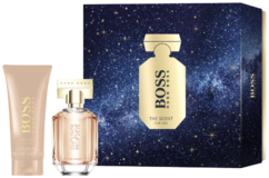 Парфюмерно-косметический набор BOSS HUGO BOSS THE SCENT FOR HER (Парфюмерная вода для женщин 50мл + Женский лосьон для тела 100мл)