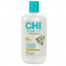 Глубоко очищающий шампунь для волос и скальпa с экстрактом алоэ вера и голубой ромашки CHI CLEANCARE Clarifying Shampoo 