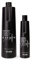 Угольный шампунь для волос, страдающих от химических процедур и стресс-факторов CHARCOAL SHAMPOO KARBON 9 ECHOS LINE 