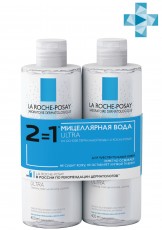 Мицеллярная вода для чувствительной кожи, 2х400 мл 2 по цене 1 LA ROCHE-POSAY ULTRA SENSITIVE 