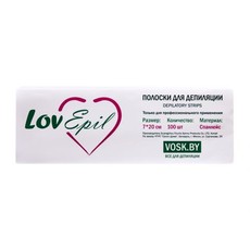 Полоски для депиляции 7*20 см 100 шт LovEpil