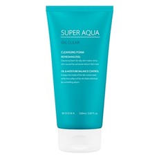 Очищающая пенка для жирной кожи MISSHA Super Aqua Oil Clear Cleansing Foam