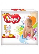 Подгузники New Sleepy Super Eco pack 4 Maxi (8-18 кг) 40 шт