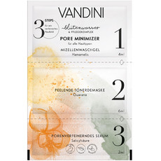 Маска для лица 3-х шаговая Сужение пор PORE MINIMIZER 3-Step Mask Aldo Vandini