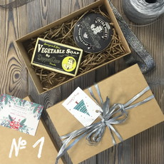 Подарочный набор для мужчин №1 (• Ультраматовая глина DapperDan Ultra Matt Clay 100 мл • Мыло DapperDan Lemongrass & Limes Vegetable Soap 190 г) DAPPERDAN 