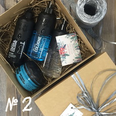 Подарочный набор для мужчин №2 (• Гель для бритья NISHMAN 03 Shaving gel 400 мл • Крем после бритья NISHMAN 01 AFTER SHAVE CREAM&COLOGNE 400 мл • Воск-паутинка для укладки Nishman S3 Spider BlueWeb 150 мл • Одеколон NISHMAN 01 ANTARCTICA 400 мл) NISHMAN 