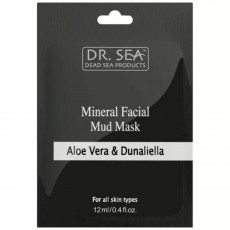 Dr.Sea Минеральная грязевая маска для лица с алоэ вера и дуналиеллой, 12 мл
