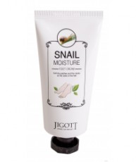 Крем для ног с экстрактом слизи улитки Jigott Real Moisture 