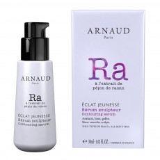 Сыворотка для лица разглаживающая, моделирует контуры с экстрактом виноградных косточек для всех типов кожи Ra a L’extrait de pepin de raisin/ECLAT JEUNESSE/Contouring Serum, 30мл ARNAUD PARIS 