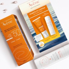 Набор «Солнцезащитный крем SPF 50+ Авен + Термальная вода Авен успокаивающая» AVENE 