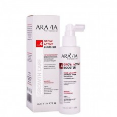 Спрей-активатор для роста волос укрепляющий и тонизирующий Grow Active Booster, 150 мл ARAVIA Professional 