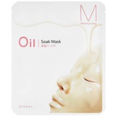 Маска для лица на тканевой основе MISSHA Oil-Soak Mask [Moisturizing], 2уп