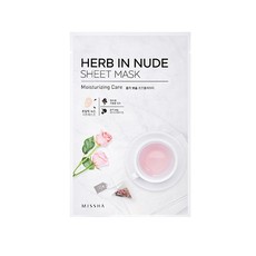 Маска для лица MISSHA Herb In Nude Sheet Mask (Moisturizing Care), 3уп