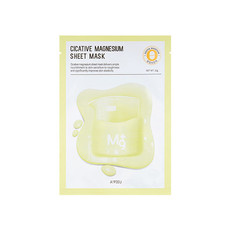 Питательная маска для лица с содержанием магния A'PIEU Cicative Magnesium Sheet Mask (3шт)
