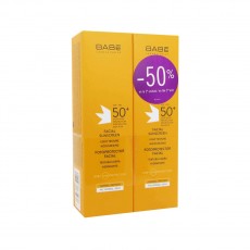 Набор Солнцезащитный крем для лица SPF 50+ легкая текстура, 2 шт. по 50 мл BABE 